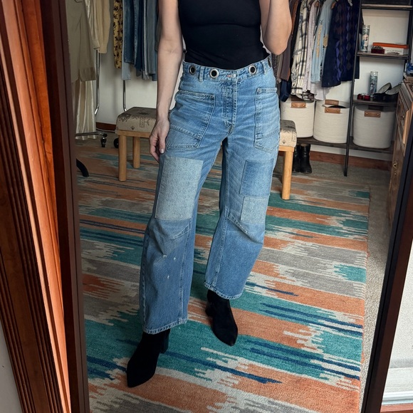 We The Free Denim - We The Free Moxie Pull-On Barrel Jeans